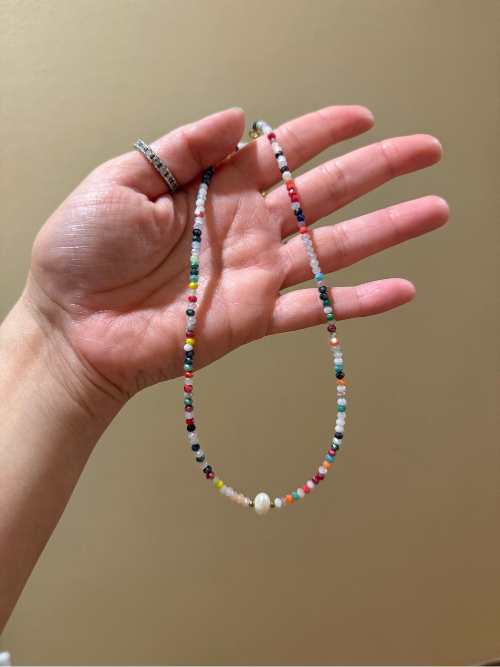Colorful Beaded Adjustable Necklace ✨